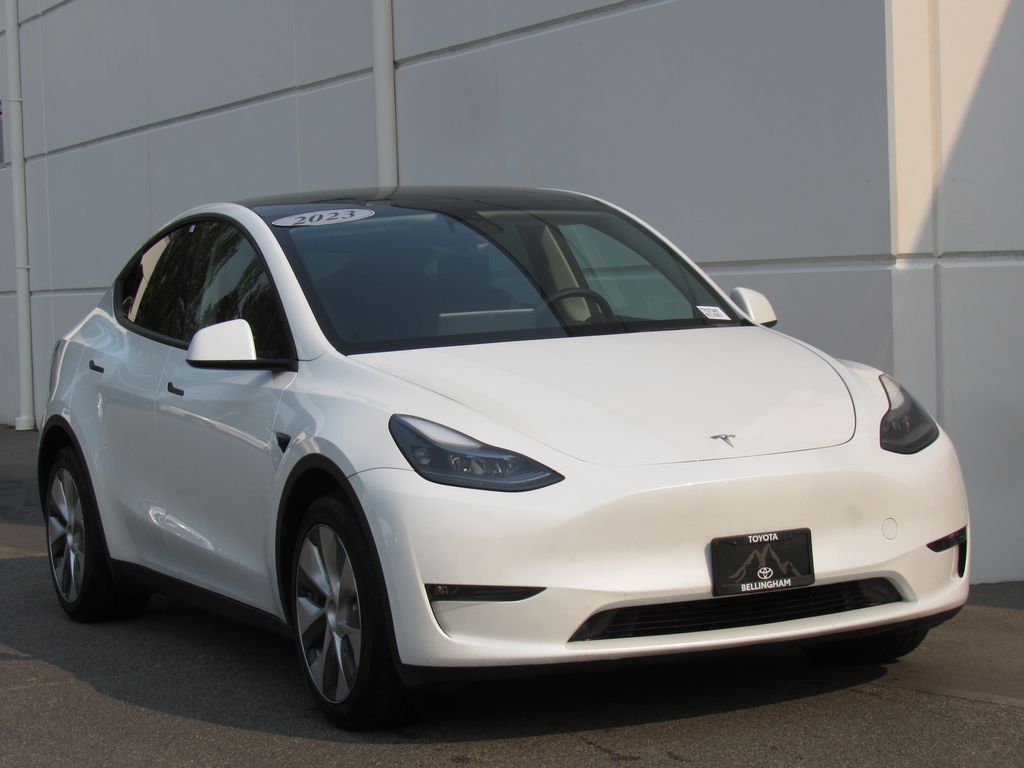 Used 2023 Tesla Model Y Long Range with VIN 7SAYGDEE1PF627945 for sale in Bellingham, WA