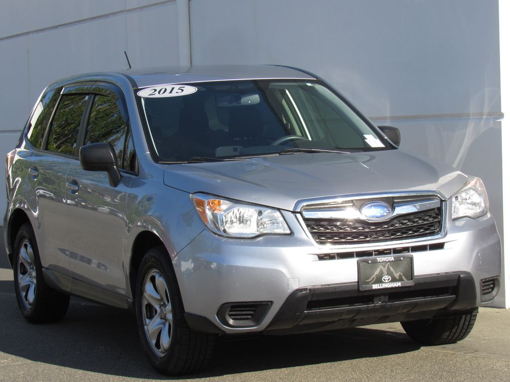 Used 2015 Subaru Forester i with VIN JF2SJAAC2FG571043 for sale in Bellingham, WA