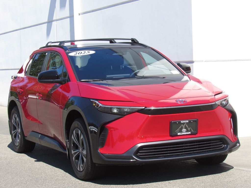 Used 2025 Toyota bZ4X XLE with VIN JTMAAAAA2SA066142 for sale in Bellingham, WA