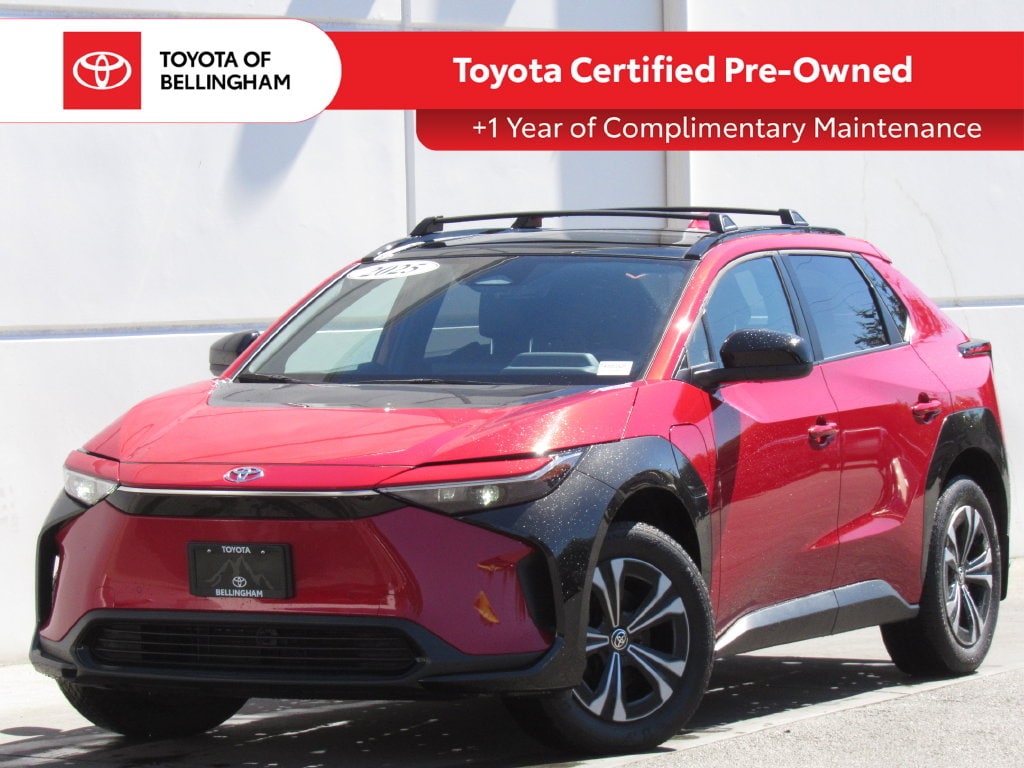 Certified 2025 Toyota bZ4X XLE with VIN JTMAAAAA2SA066142 for sale in Bellingham, WA