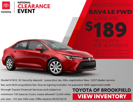 Toyota Lease Deals >> New Toyota Lease Deals Specials Financing Toyota Of Brookfield Wi Toyota Lease Deals >> New Toyota Lease Deals Specials Financing Toyota Of Brookfield Wi