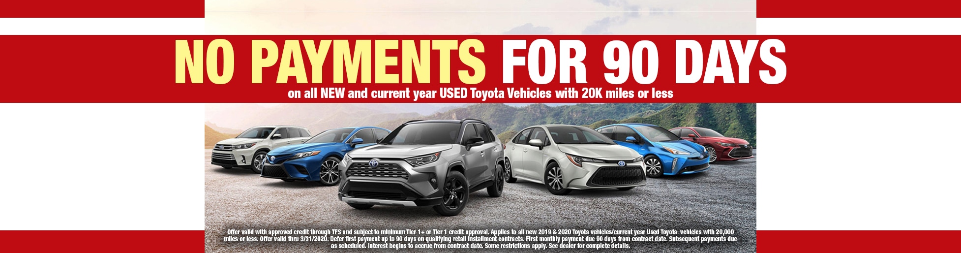 No Payments For 90 Days | Toyota of Brookfield