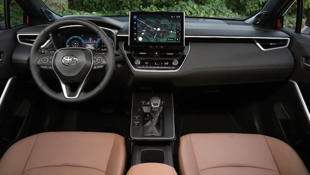 Toyota Corolla Cross Interior Interior of new Corolla Cross for sale