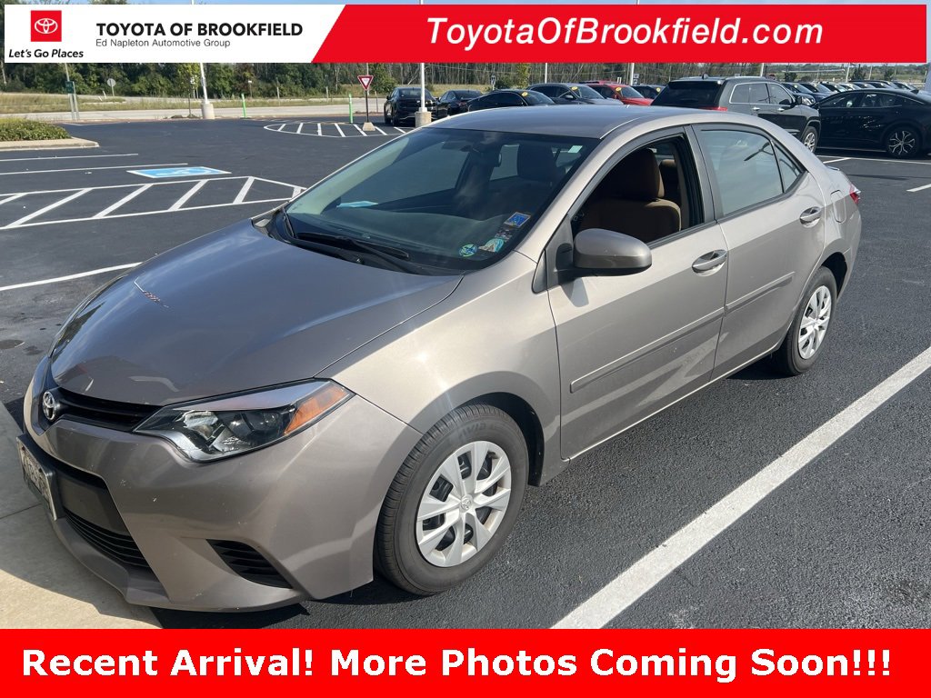 Used 2014 Toyota Corolla LE Eco with VIN 2T1BPRHEXEC216606 for sale in Brookfield, WI