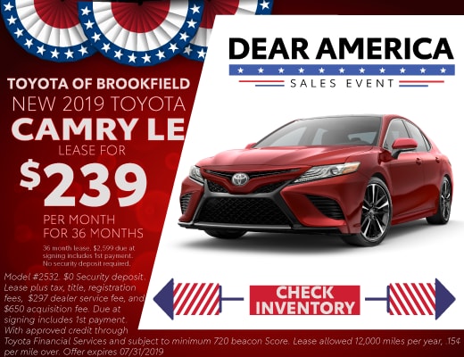 Toyota Lease Deals >> New Toyota Lease Deals Specials Financing Toyota Of Brookfield Wi Toyota Lease Deals >> New Toyota Lease Deals Specials Financing Toyota Of Brookfield Wi