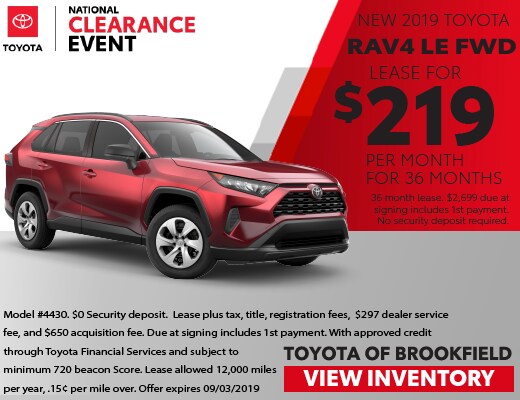 New Toyota Lease Deals, Specials, & Financing | Toyota of Brookfield WI
