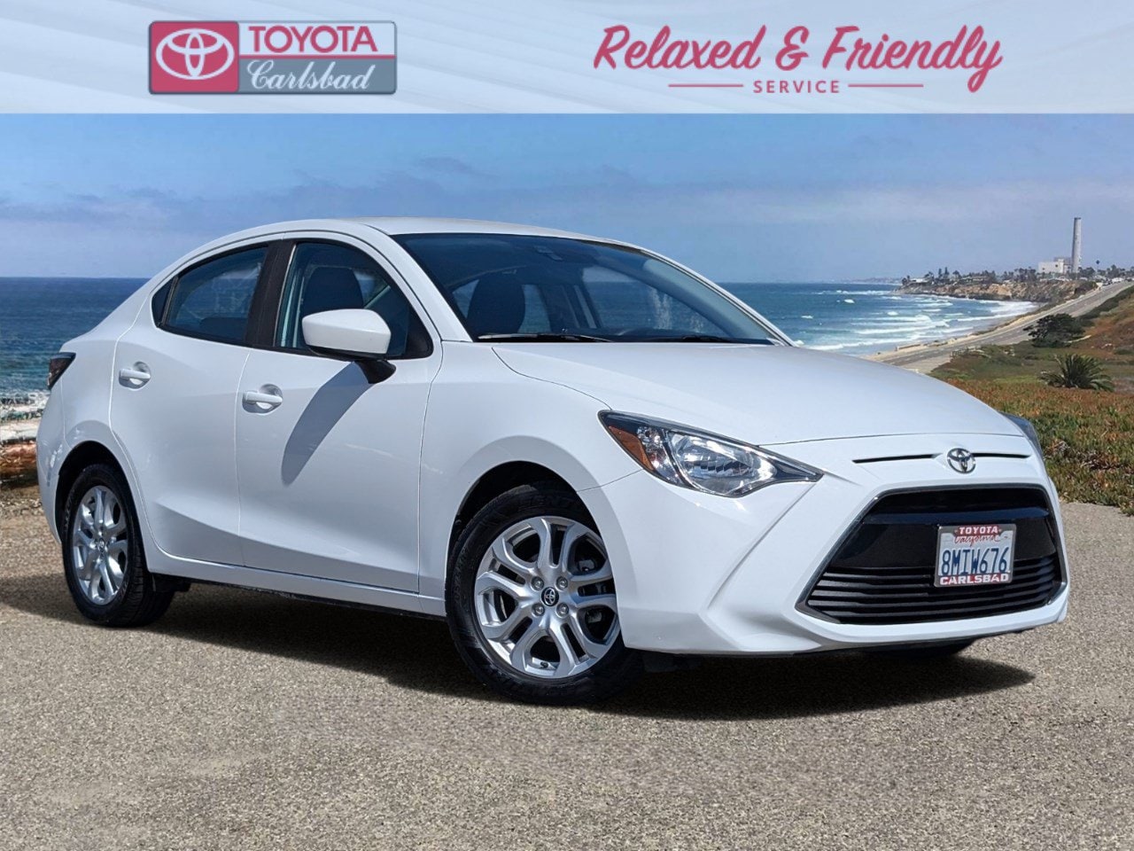 Used 2018 Toyota Yaris iA Base with VIN 3MYDLBYV9JY322715 for sale in Carlsbad, CA