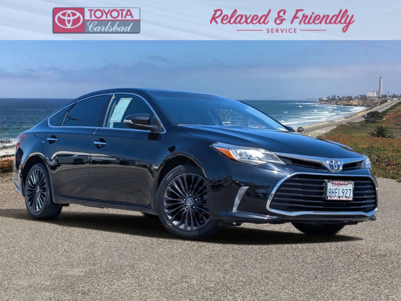 Midnight Black 2016 Toyota Avalon Sedan Front-Wheel Drive Automatic