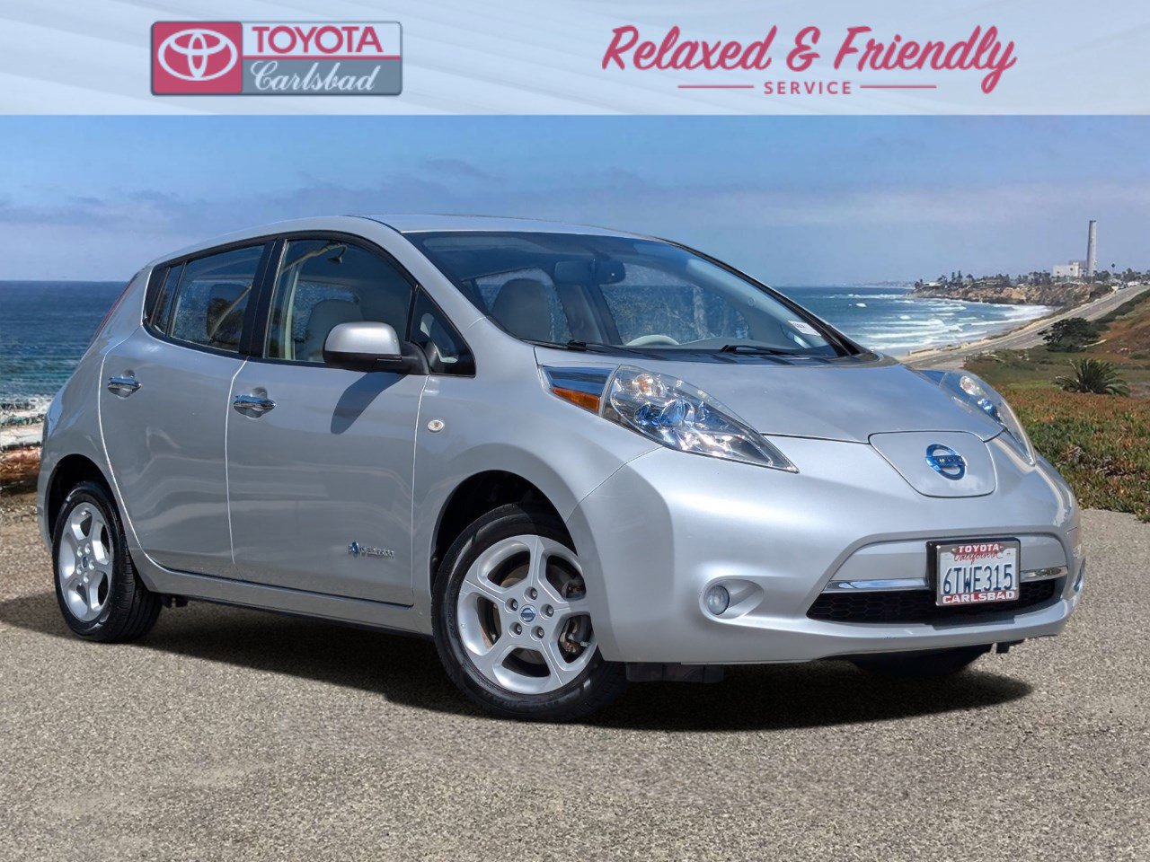 Brilliant Silver 2011 Nissan LEAF SL Hatchback Front-Wheel Drive Automatic