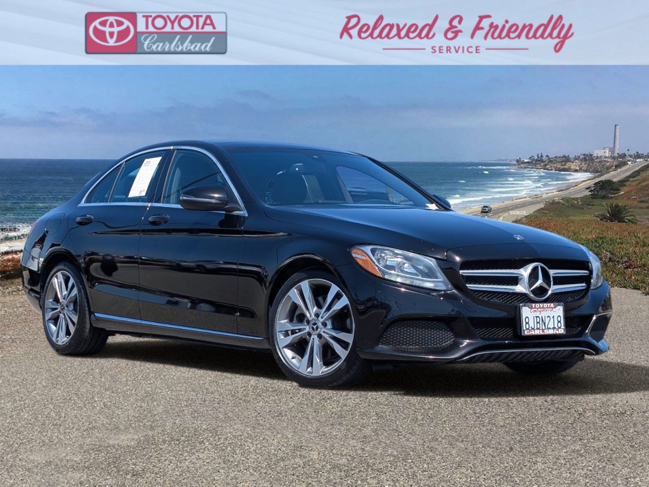 Used 2018 Mercedes-Benz C-Class Sedan C300 with VIN WDDWF4JB0JR418304 for sale in Carlsbad, CA