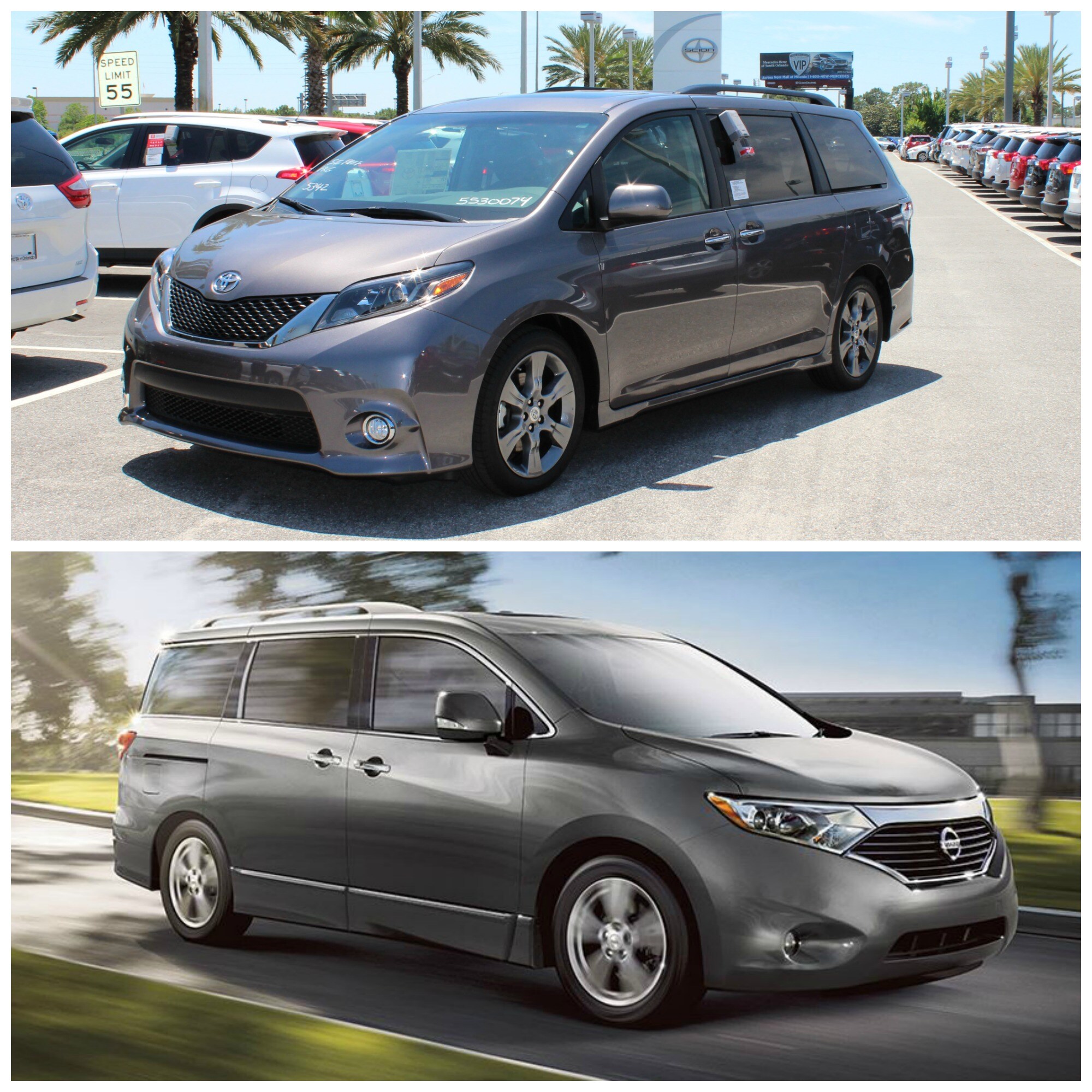 2016 Toyota Sienna vs Nissan Quest | Best minivans