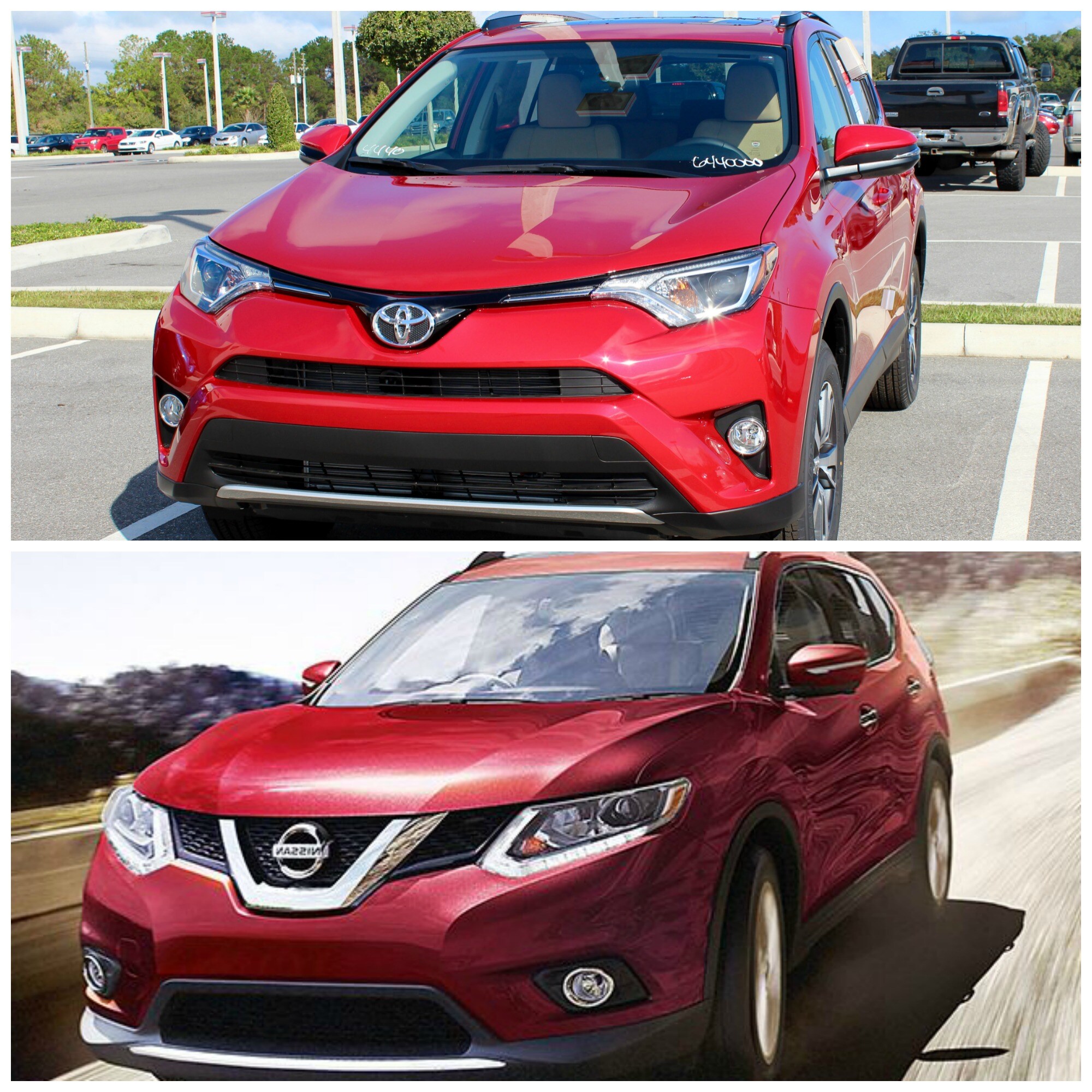 2016 Toyota RAV4 vs Nissan Rogue | Best family cars