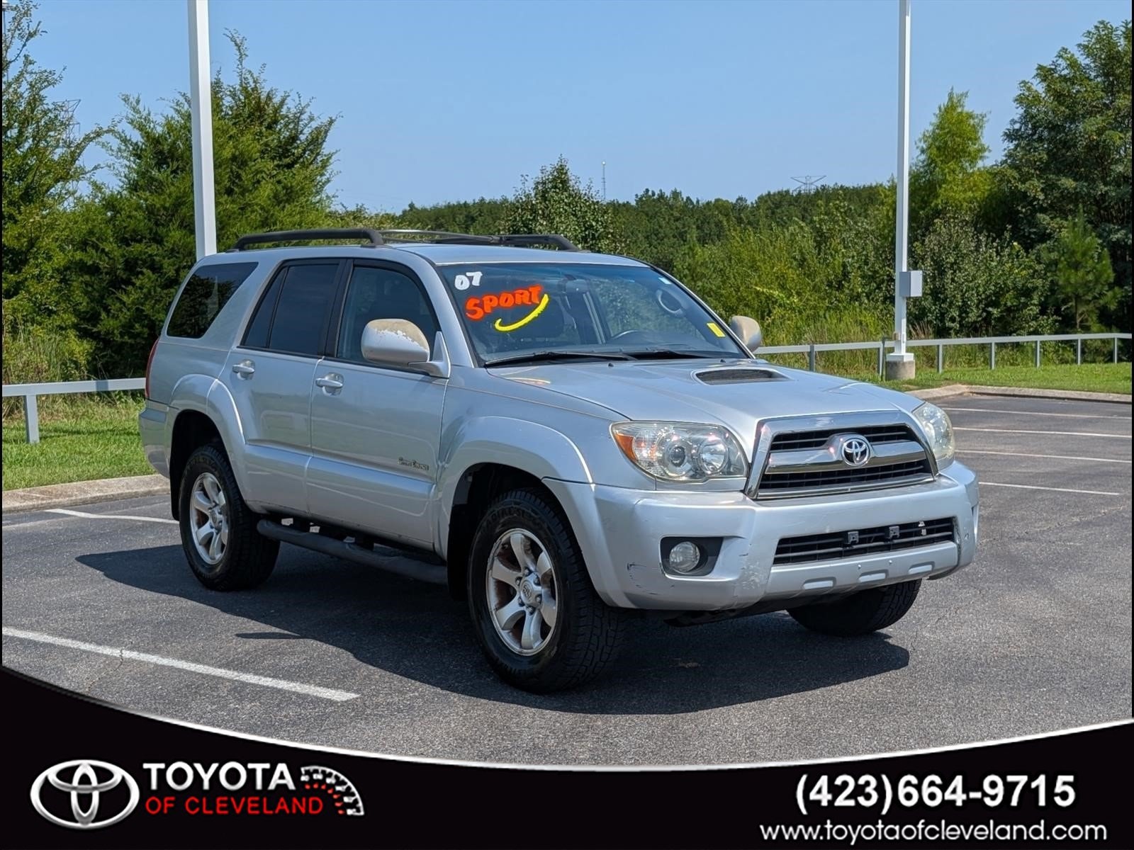 Used 2007 Toyota 4Runner SR5 with VIN JTEZU14R270093037 for sale in Mcdonald, TN
