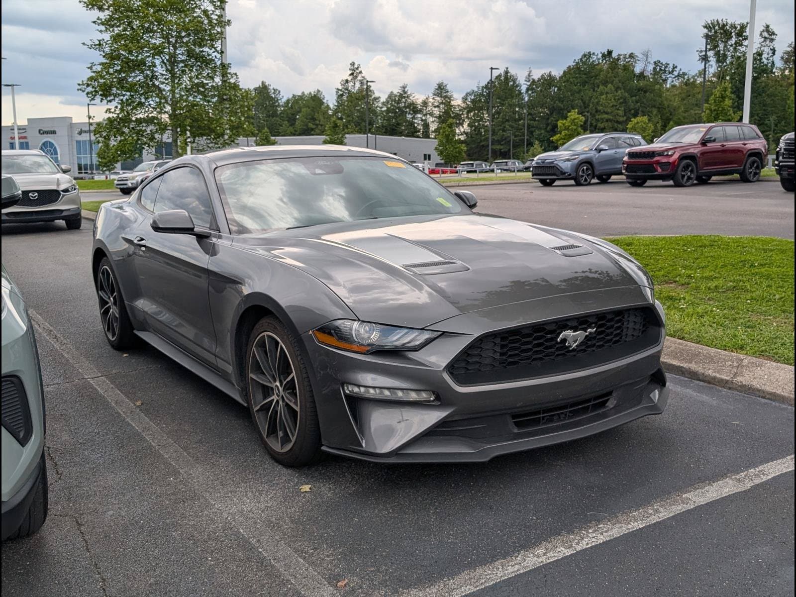 Used 2021 Ford Mustang EcoBoost with VIN 1FA6P8TH5M5134393 for sale in Mcdonald, TN