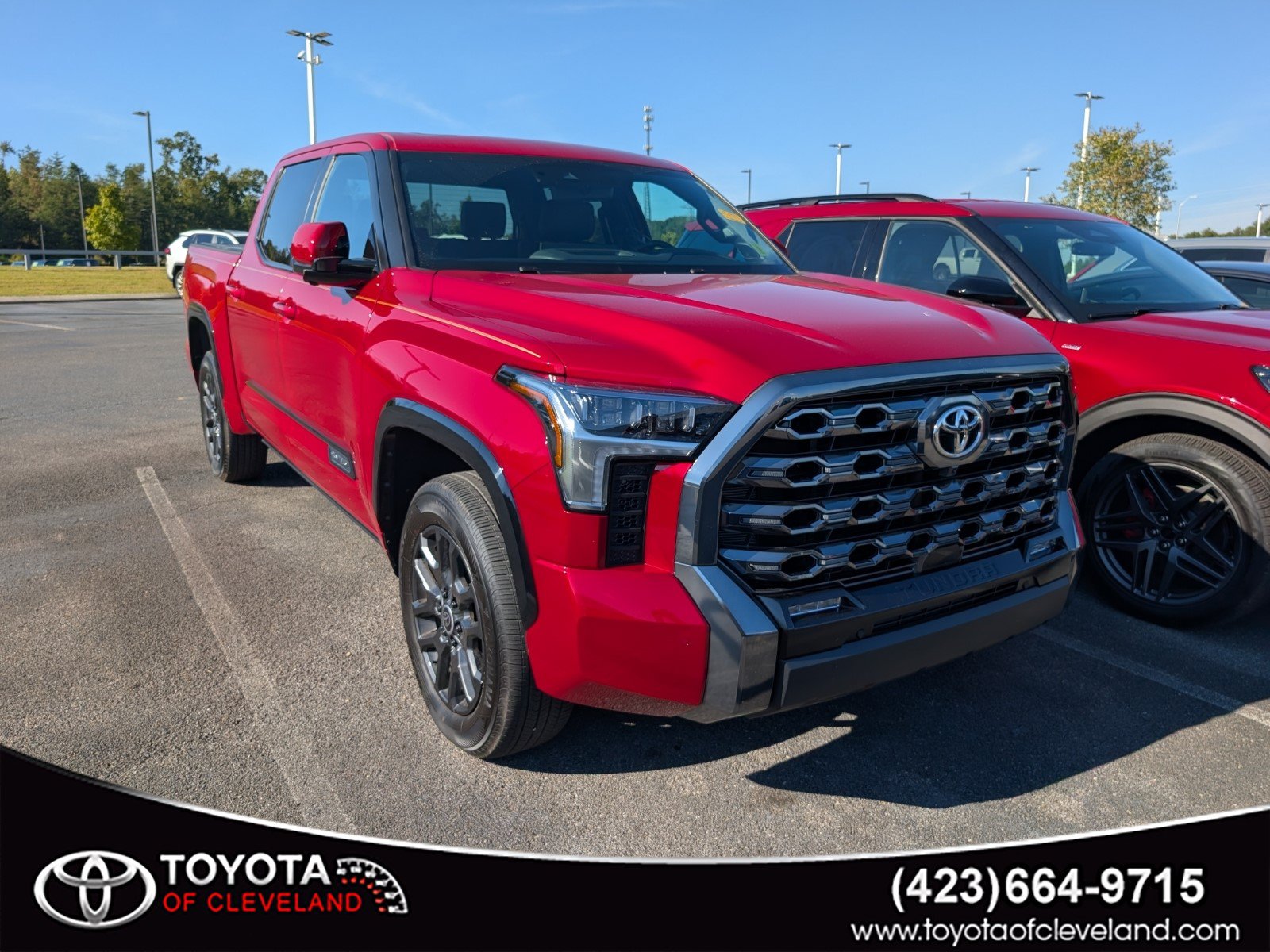 Supersonic Red 2024 Toyota Tundra Pickup Truck Four-Wheel Drive Automatic