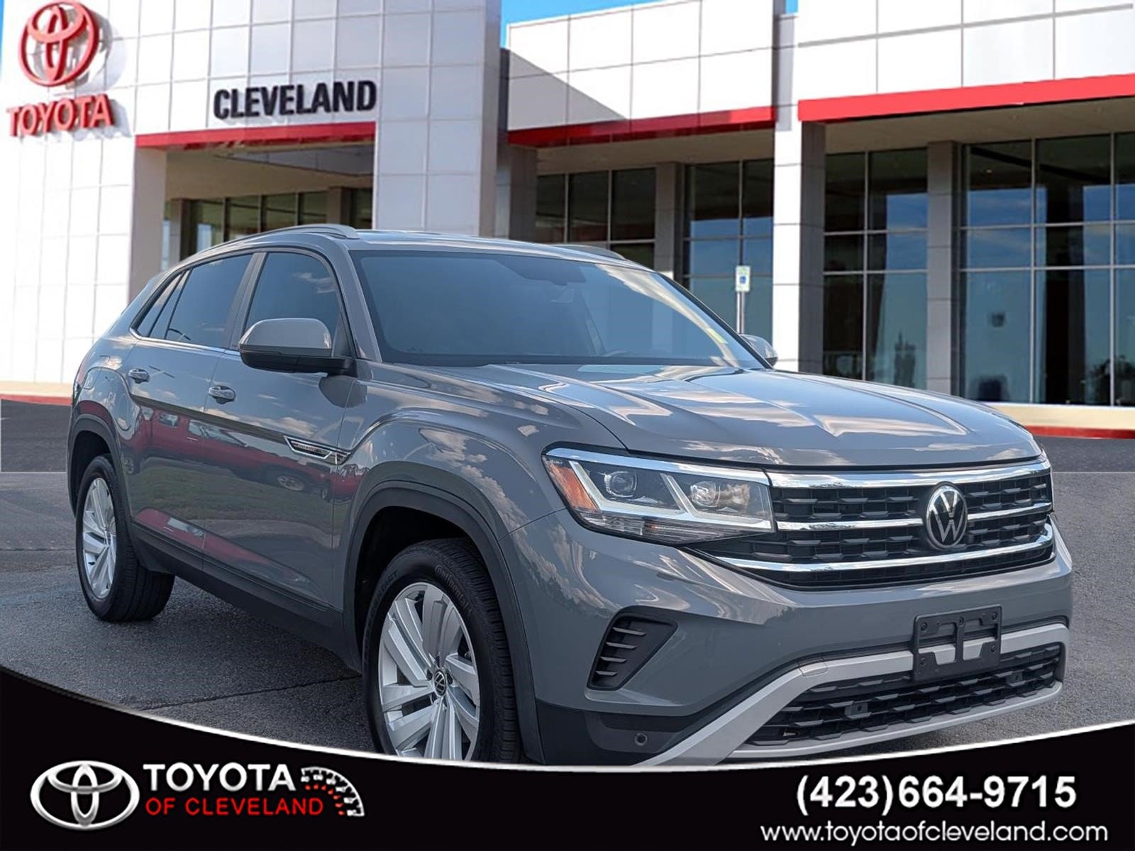 Used 2021 Volkswagen Atlas Cross Sport SE w/Tech with VIN 1V2WE2CA0MC213951 for sale in Mcdonald, TN