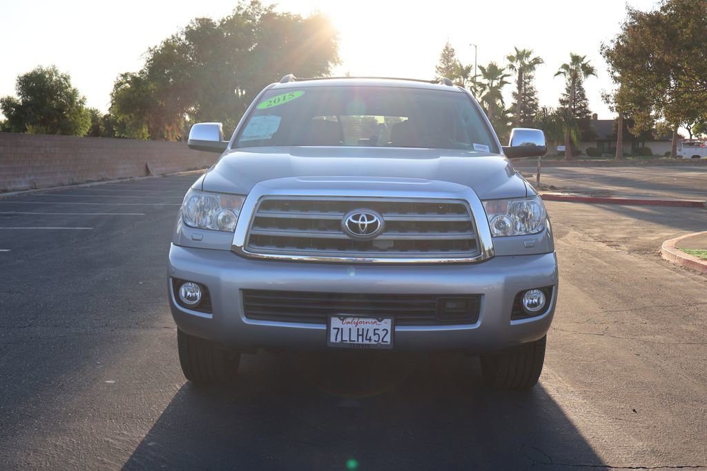 Used 2015 Toyota Sequoia Platinum with VIN 5TDDY5G12FS117719 for sale in Clovis, CA