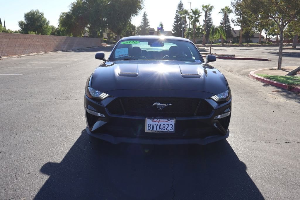 Used 2021 Ford Mustang GT with VIN 1FA6P8CF9M5108071 for sale in Clovis, CA