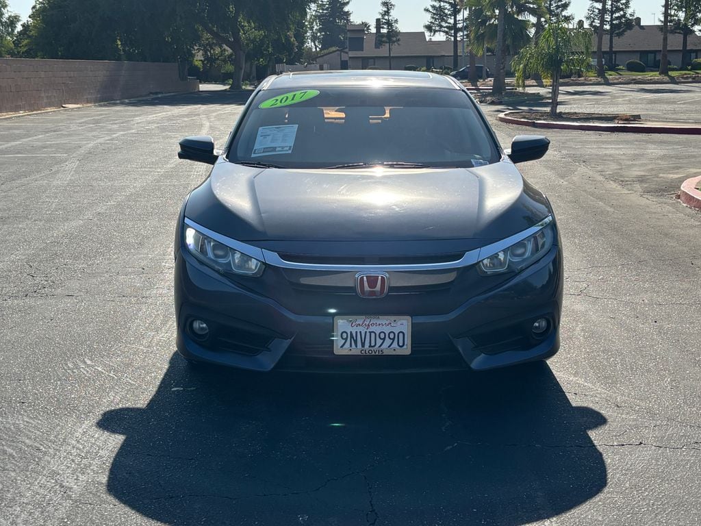 Used 2017 Honda Civic EX-T with VIN 2HGFC1F34HH640410 for sale in Clovis, CA