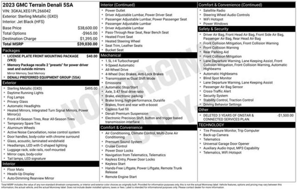 Used 2023 GMC Terrain Denali SUV