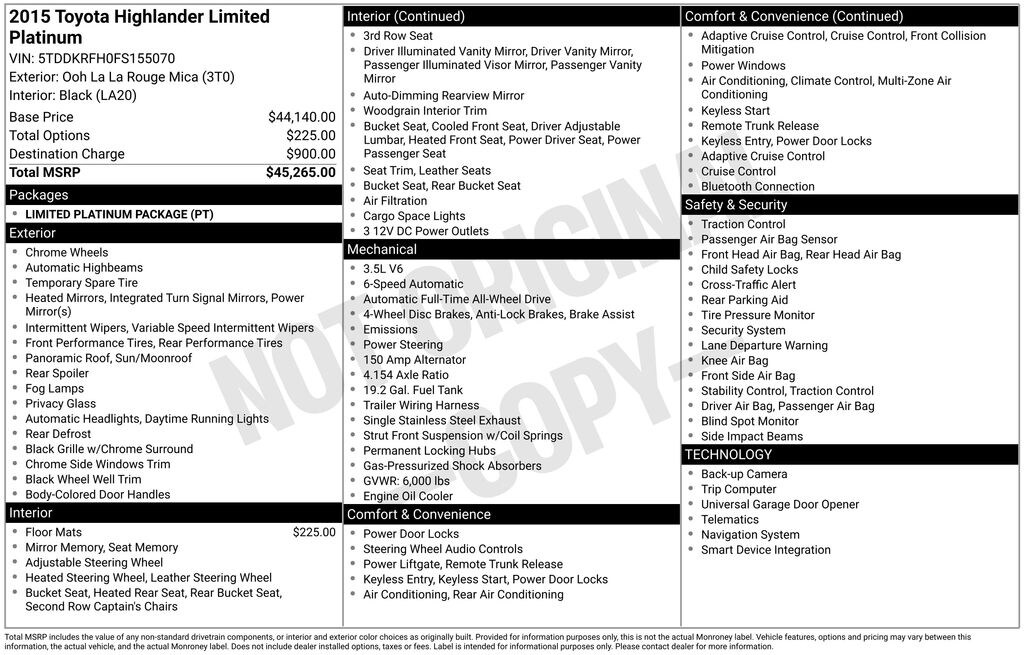 Used 2015 Toyota Highlander SUV