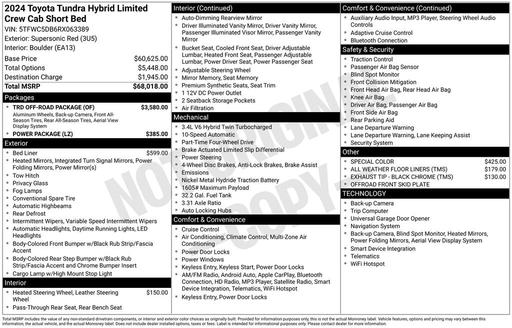 Used 2024 Toyota Tundra i-FORCE MAX Limited Truck CrewMax