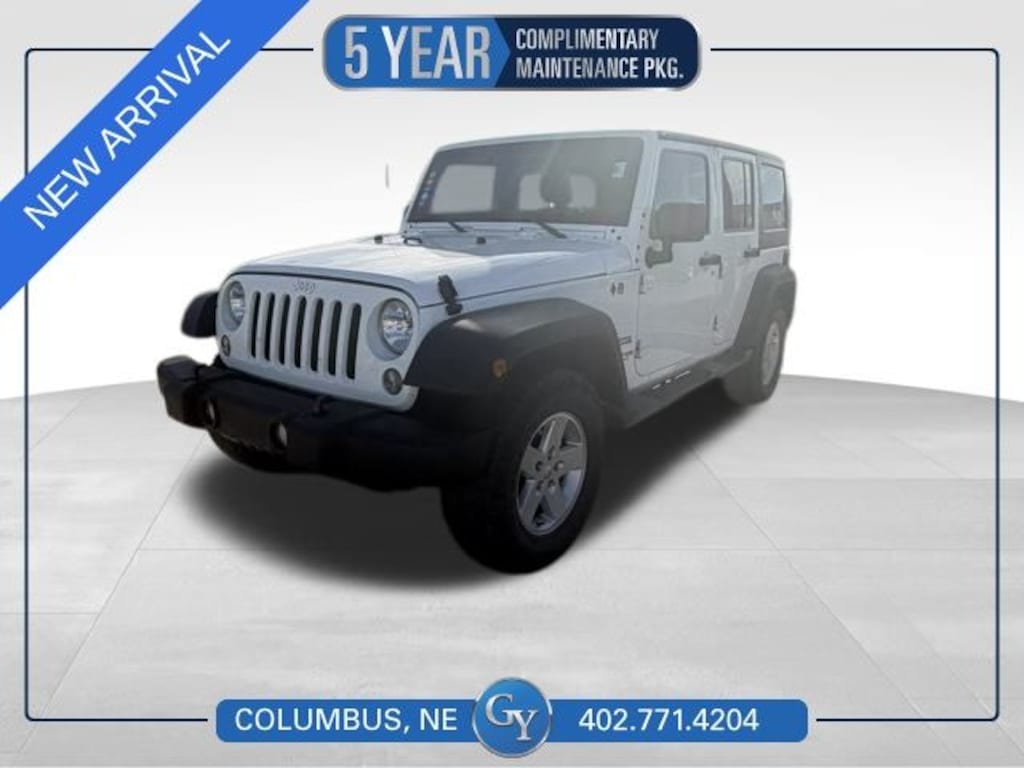 Used 2018 Jeep Wrangler JK Unlimited Sport 4x4 SUV