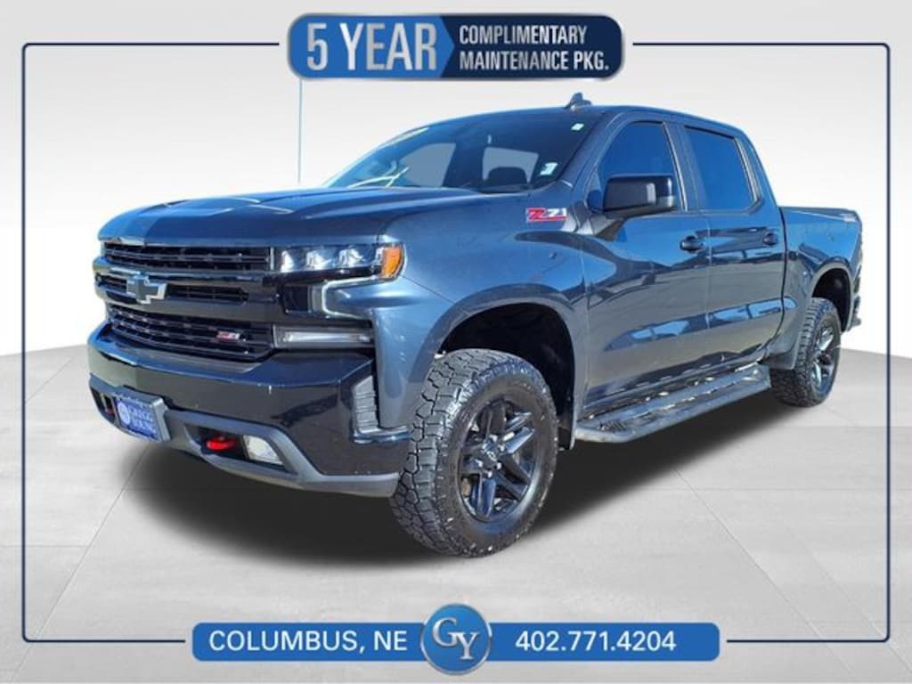 Used 2021 Chevrolet Silverado 1500 LT Trail Boss Truck Crew Cab