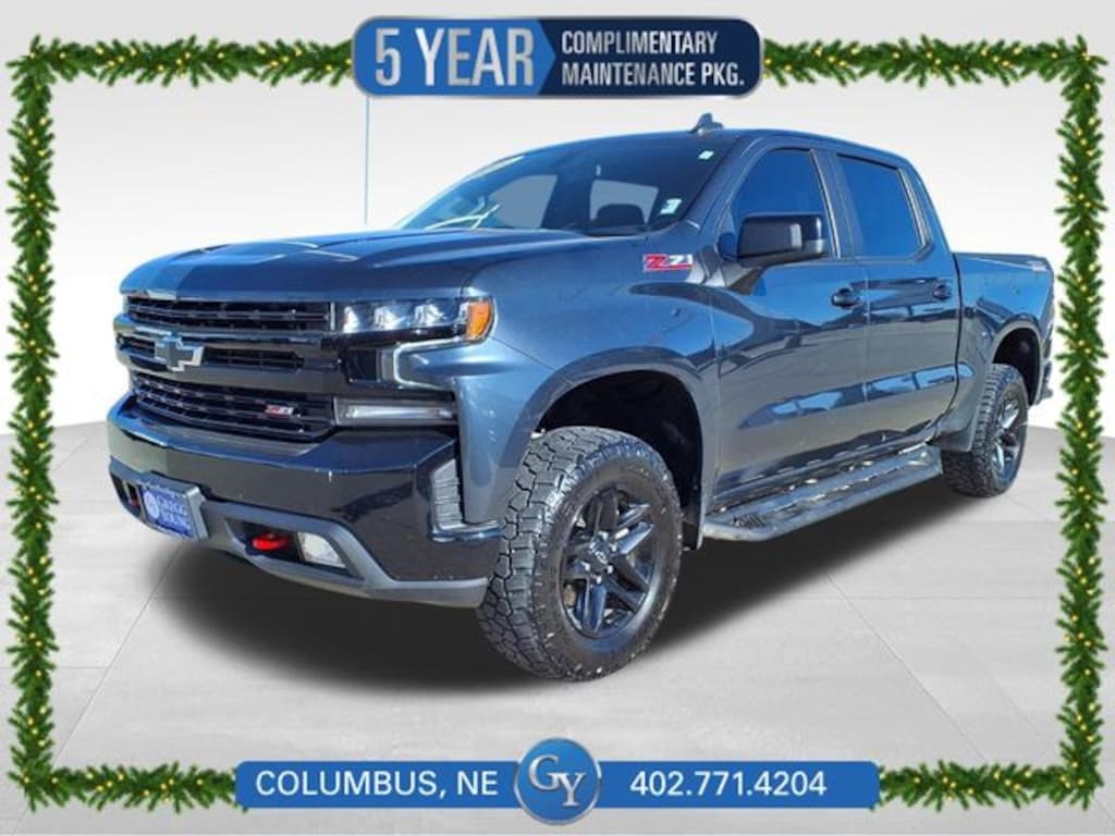 Used 2021 Chevrolet Silverado 1500 LT Trail Boss Truck Crew Cab