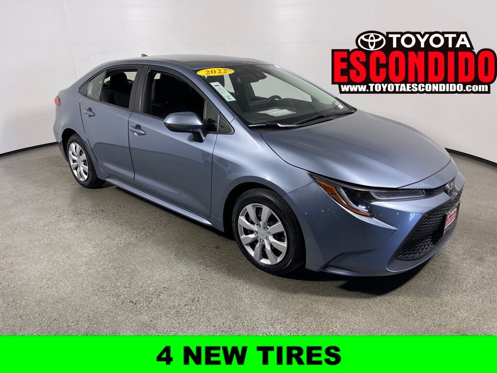 Certified 2022 Toyota Corolla LE Sedan