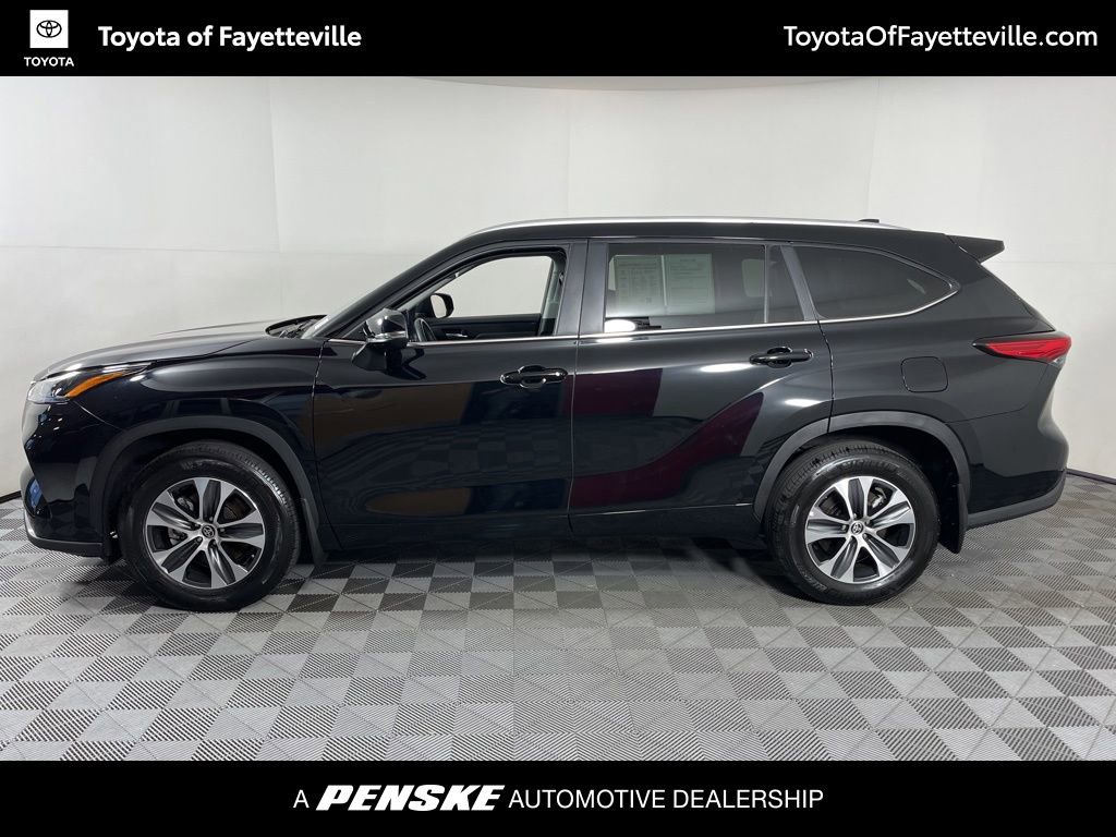 Certified 2023 Toyota Highlander XLE with VIN 5TDKDRBH6PS045021 for sale in Fayetteville, AR