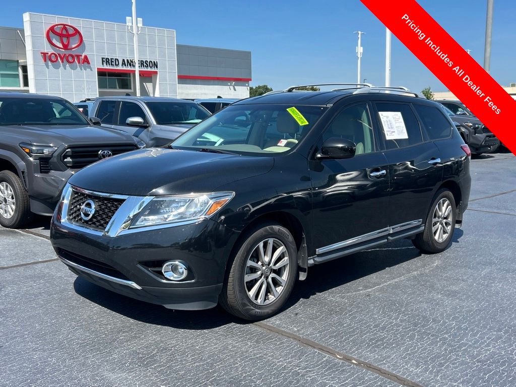 Used 2015 Nissan Pathfinder SL with VIN 5N1AR2MN6FC661739 for sale in Greer, SC