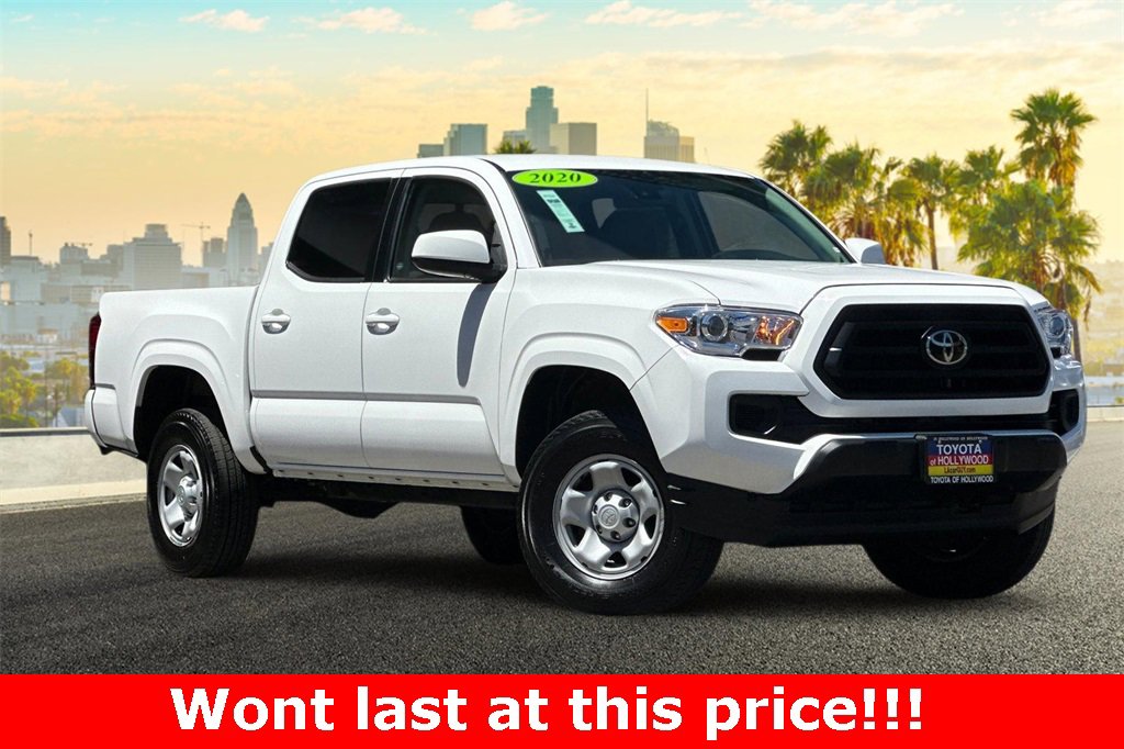 Used 2020 Toyota Tacoma SR with VIN 5TFAX5GN4LX186359 for sale in Hollywood, CA