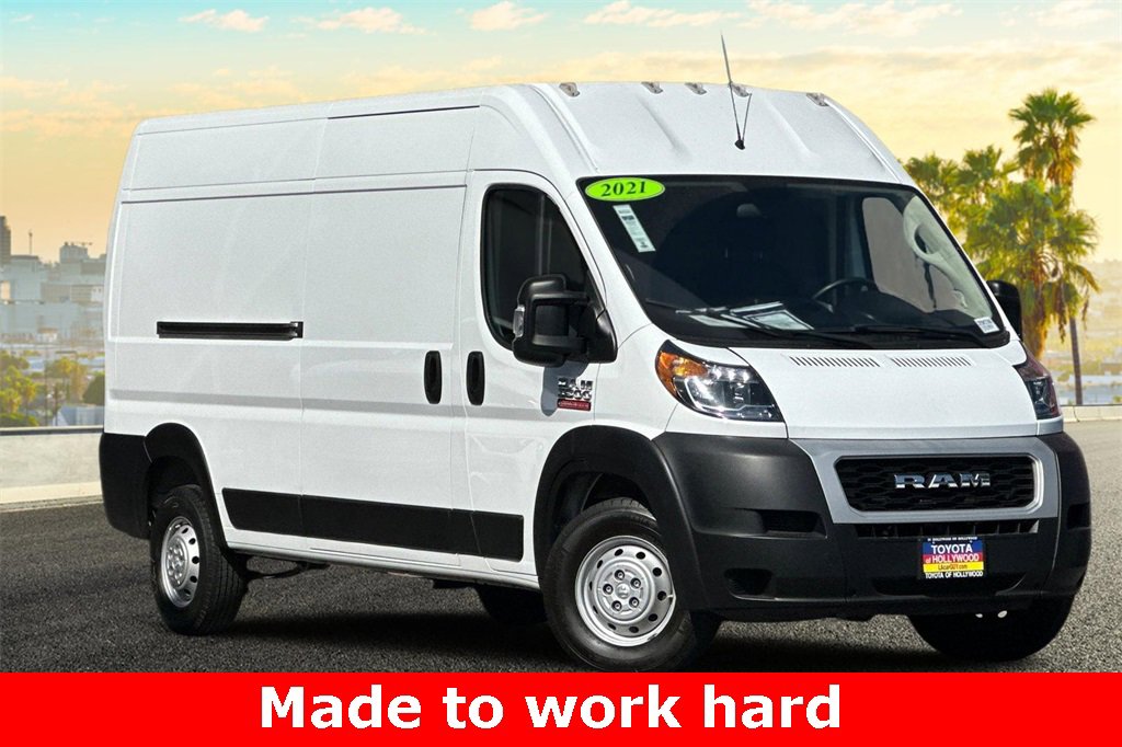 Used 2021 RAM ProMaster Cargo Van Base with VIN 3C6FRVHG4ME511004 for sale in Hollywood, CA