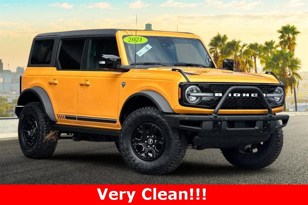 Used 2021 Ford Bronco 4-Door First Edition with VIN 1FMEE5EP4MLA41063 for sale in Hollywood, CA