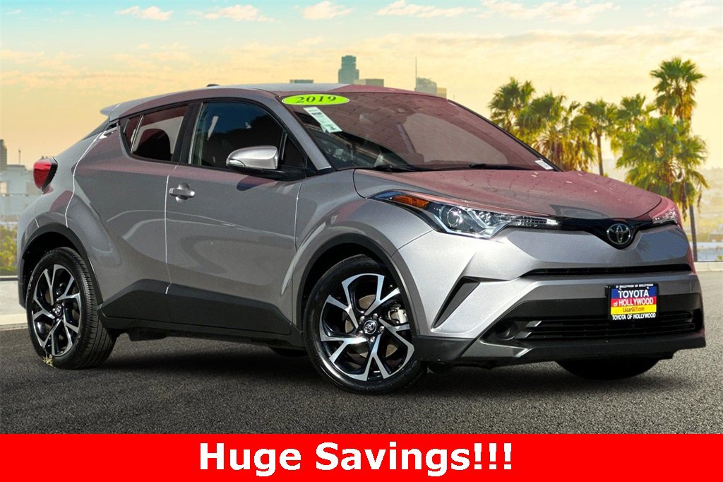 Used 2019 Toyota C-HR XLE with VIN JTNKHMBX7K1029605 for sale in Hollywood, CA