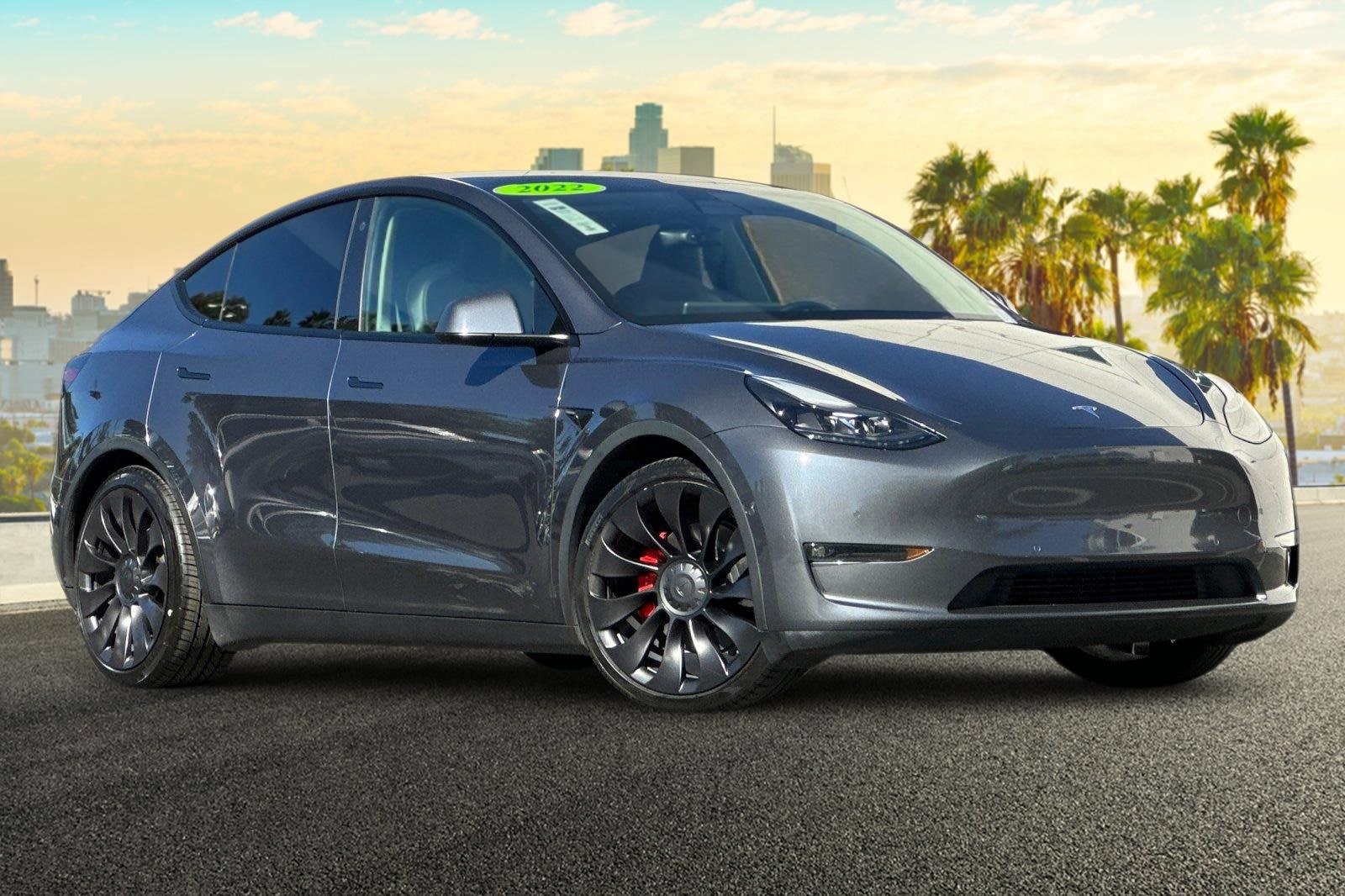 Used 2022 Tesla Model Y Performance with VIN 7SAYGDEFXNF451645 for sale in Los Angeles, CA