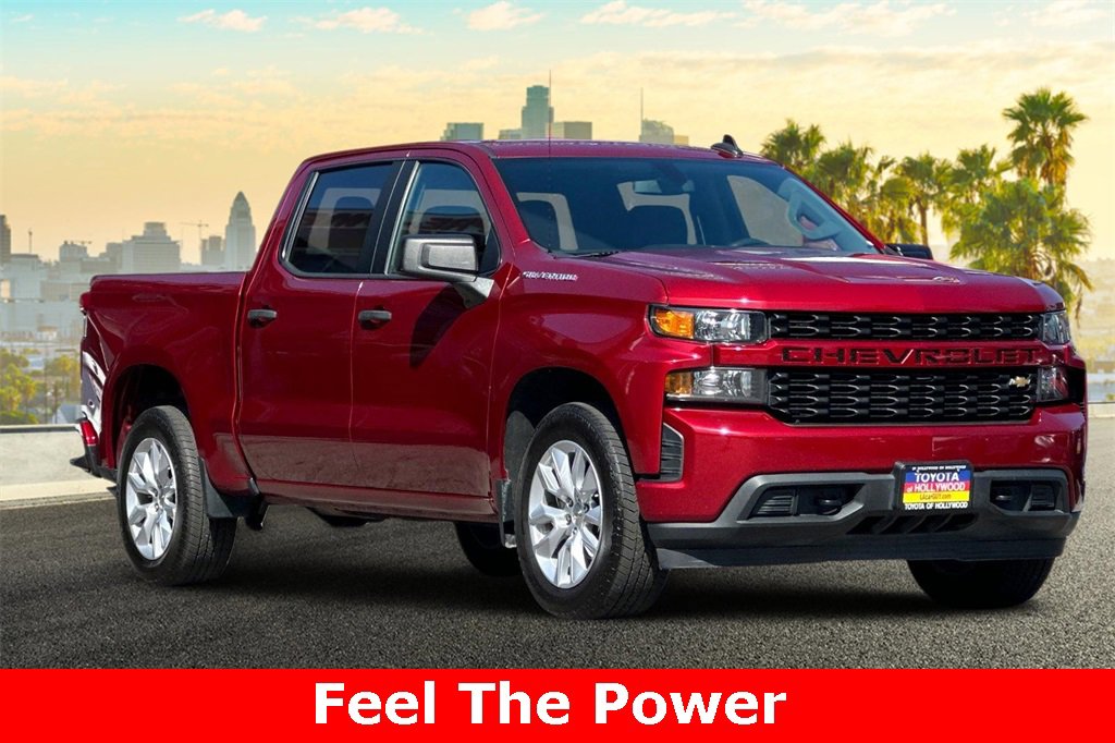 Used 2021 Chevrolet Silverado 1500 Custom with VIN 3GCPWBEK8MG247514 for sale in Hollywood, CA