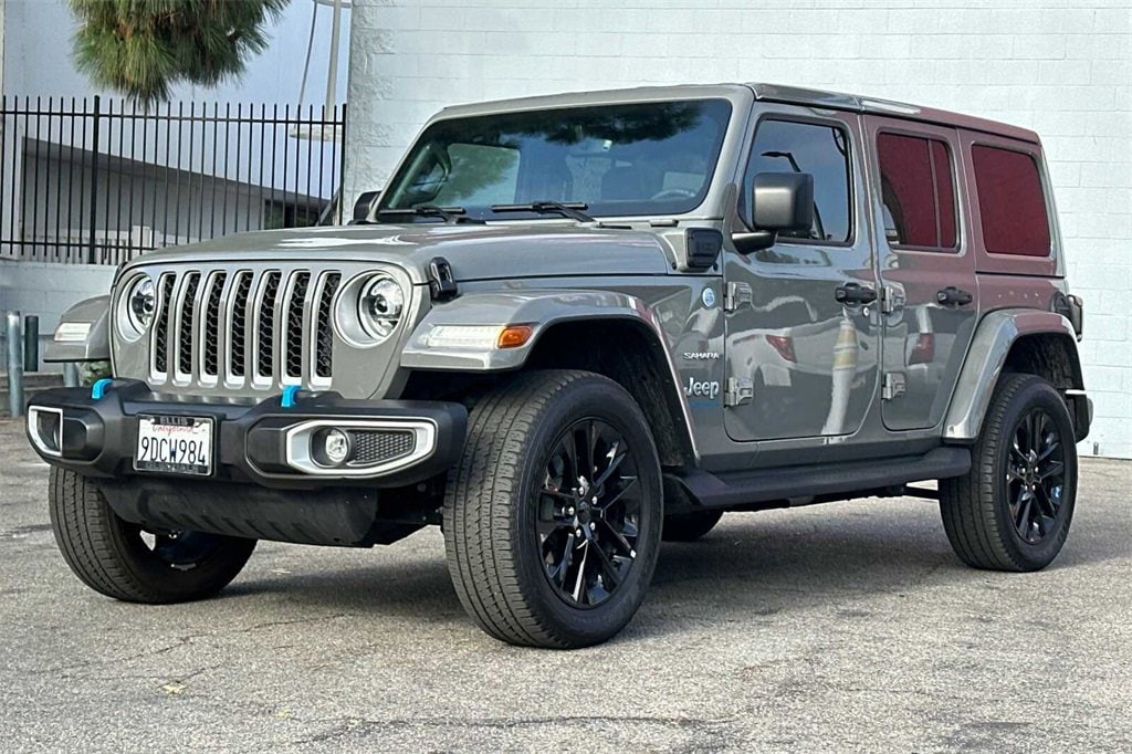 Used 2023 Jeep Wrangler 4xe Sahara 4XE with VIN 1C4JJXP66PW529061 for sale in Hollywood, CA