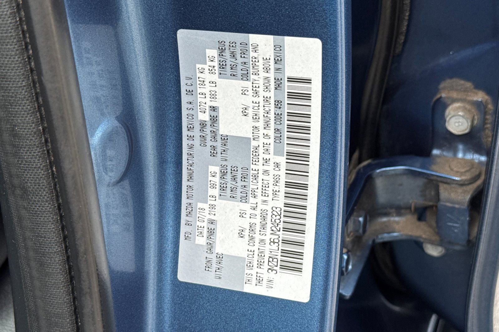 Used 2018 Mazda Mazda3 For Sale at Toyota of Hollywood | VIN
