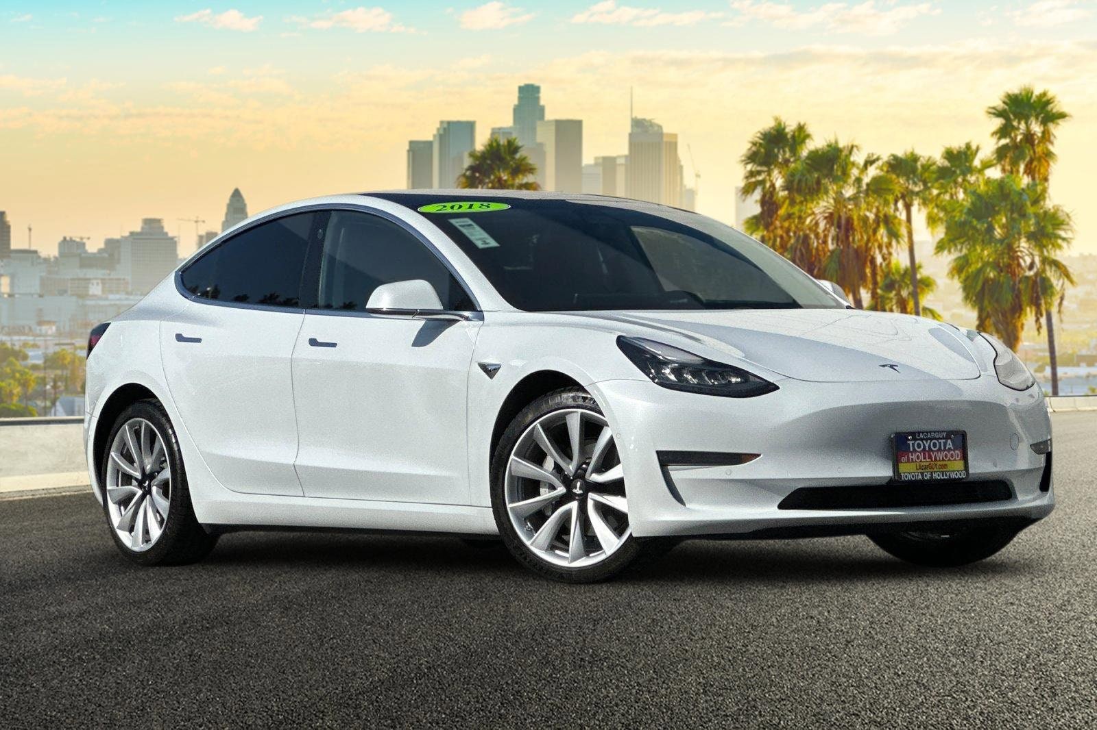 Used 2018 Tesla Model 3 Long Range with VIN 5YJ3E1EA9JF053580 for sale in Los Angeles, CA