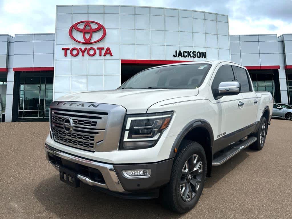 2021 Nissan Titan Platinum Reserve Hero Image