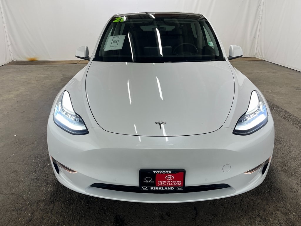Used 2021 Tesla Model Y Long Range with VIN 5YJYGDEE6MF272067 for sale in Kirkland, WA