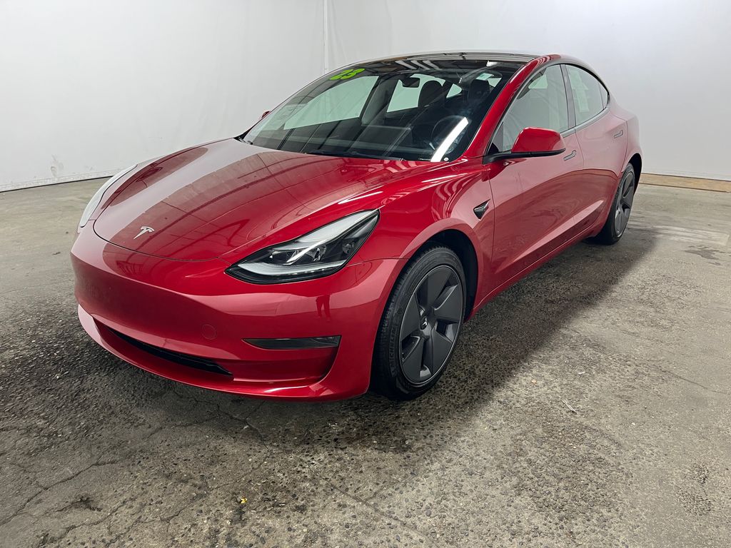 Used 2023 Tesla Model 3 Base with VIN 5YJ3E1EA6PF558002 for sale in Kirkland, WA