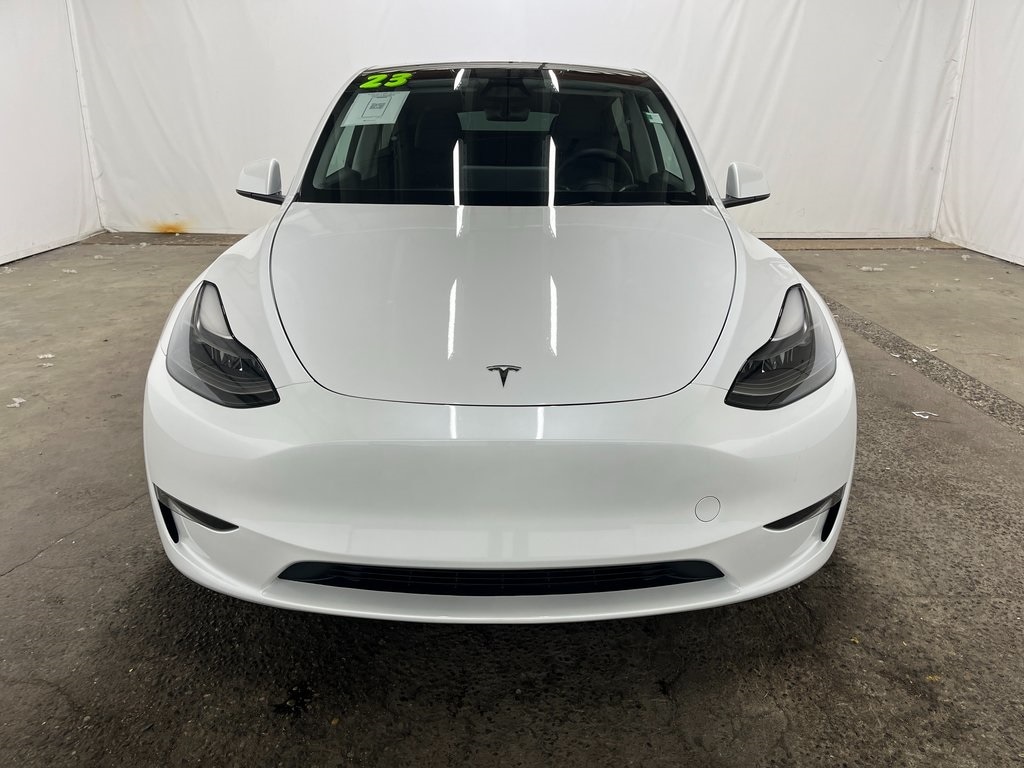 Used 2023 Tesla Model Y Long Range with VIN 7SAYGAEE9PF830709 for sale in Kansas City