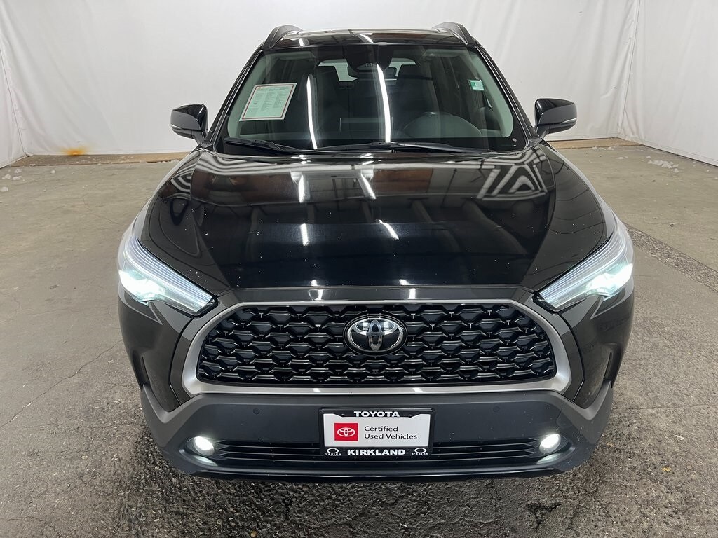 Certified 2023 Toyota Corolla Cross XLE with VIN 7MUDAABG9PV054358 for sale in Kirkland, WA