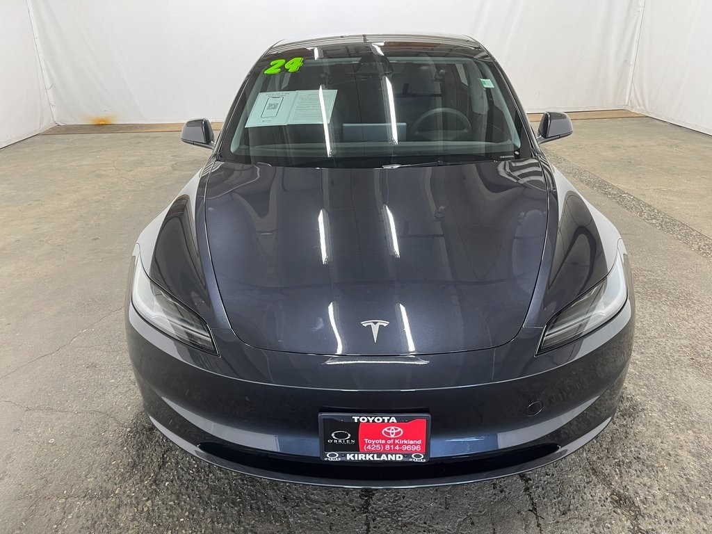 Used 2024 Tesla Model 3 Long Range with VIN 5YJ3E1EB5RF753939 for sale in Kirkland, WA