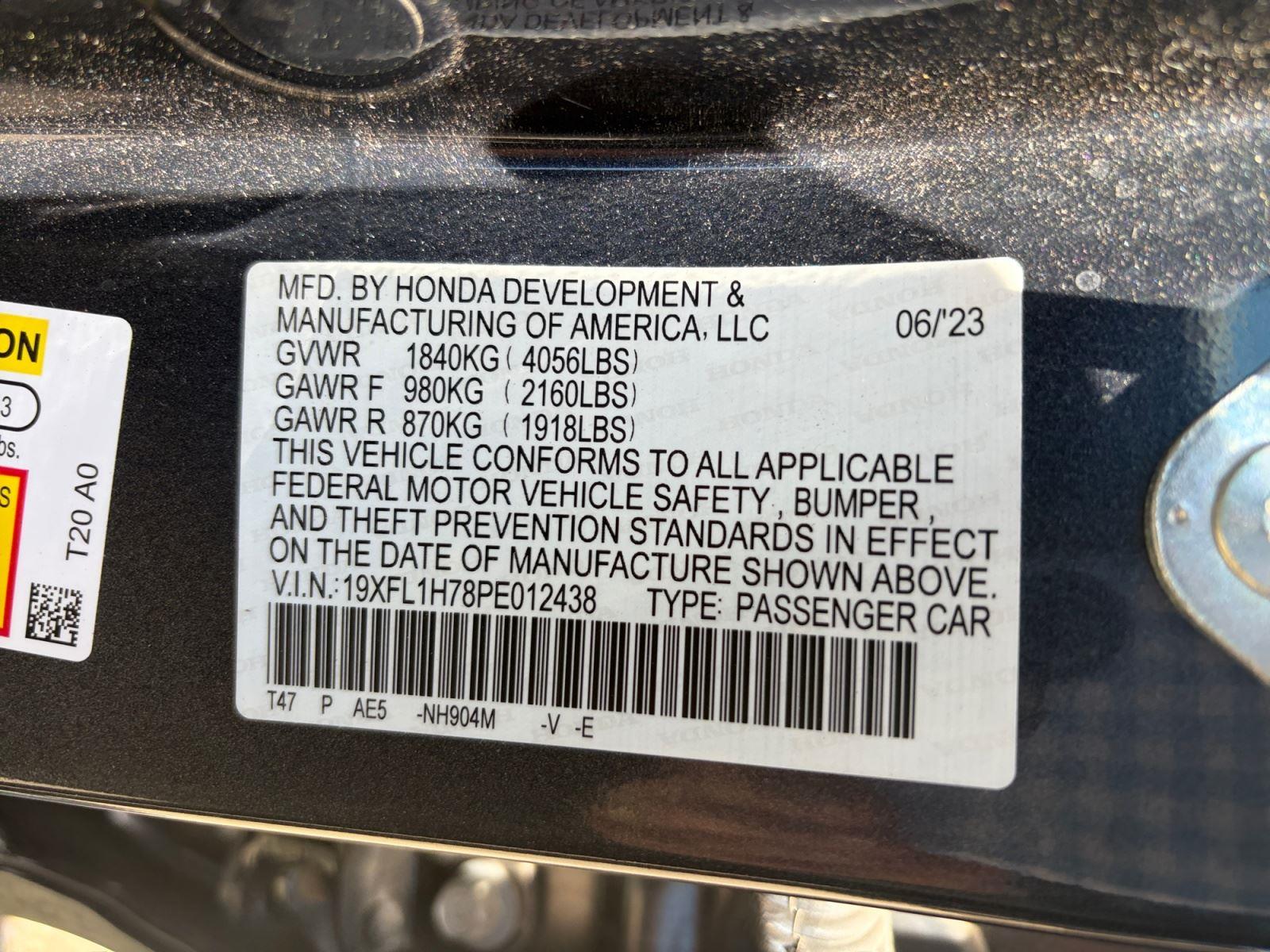 2023 Honda Civic Hatchback EX-L - Photo 16
