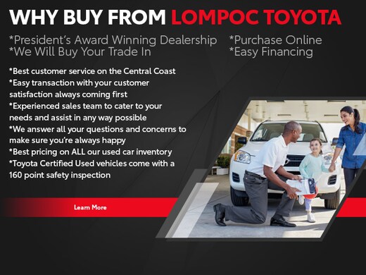 Toyota of Lompoc | New &amp; Used Dealer in Santa Barbara County