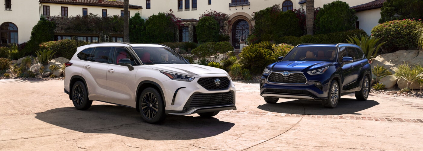 Toyota SUVs Parked